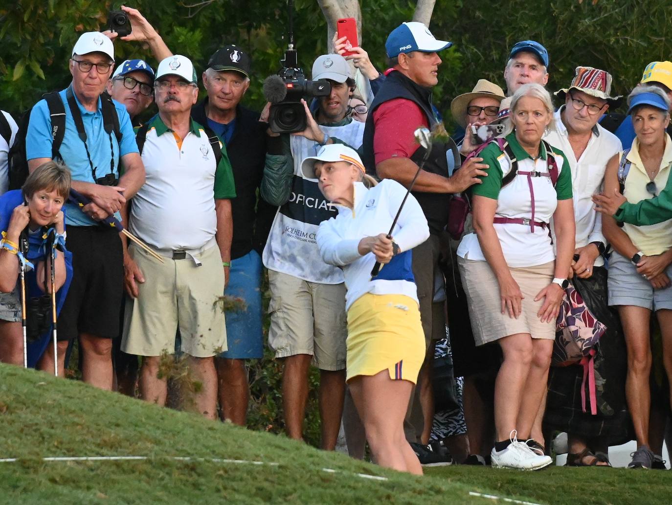 Primera jornada de la Solheim Cup de golf en Casares