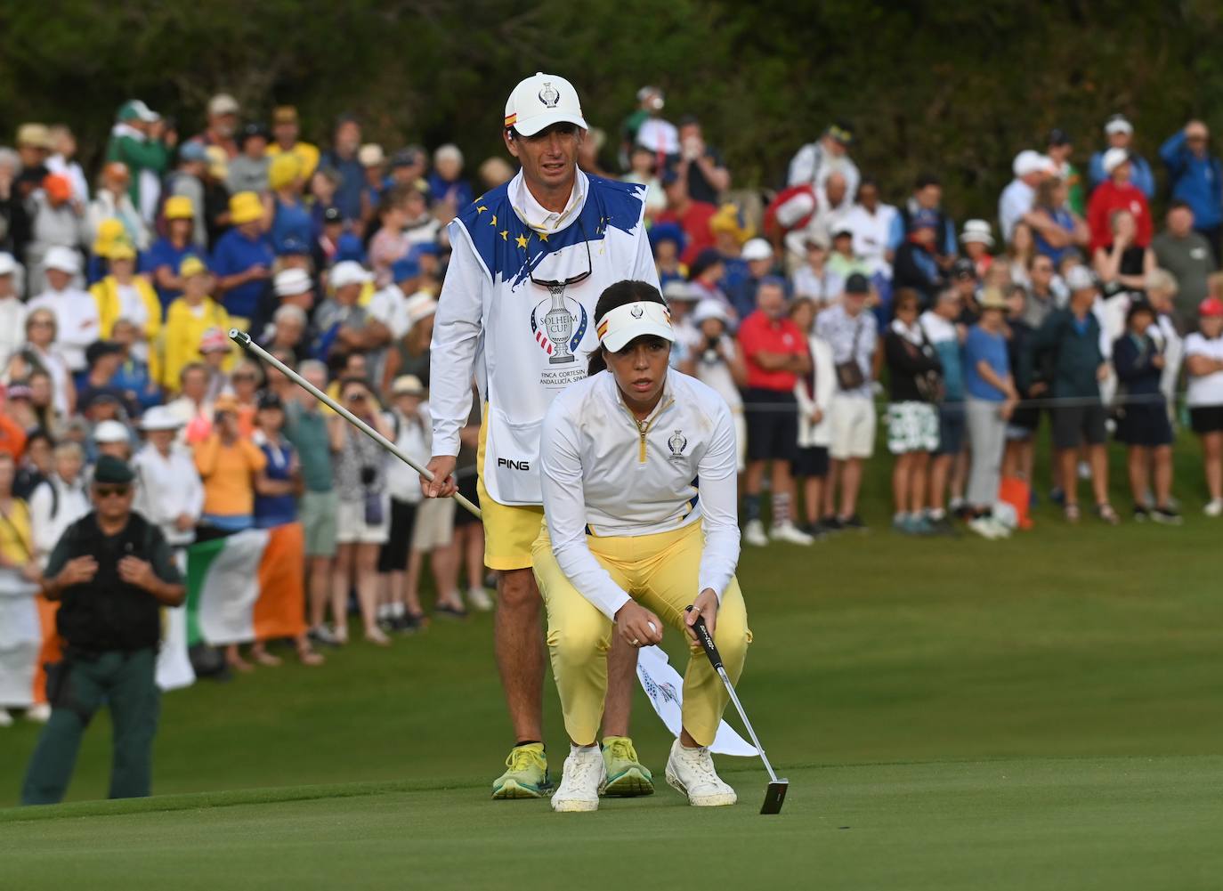 Primera jornada de la Solheim Cup de golf en Casares