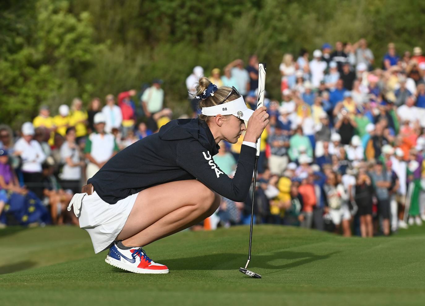 Primera jornada de la Solheim Cup de golf en Casares