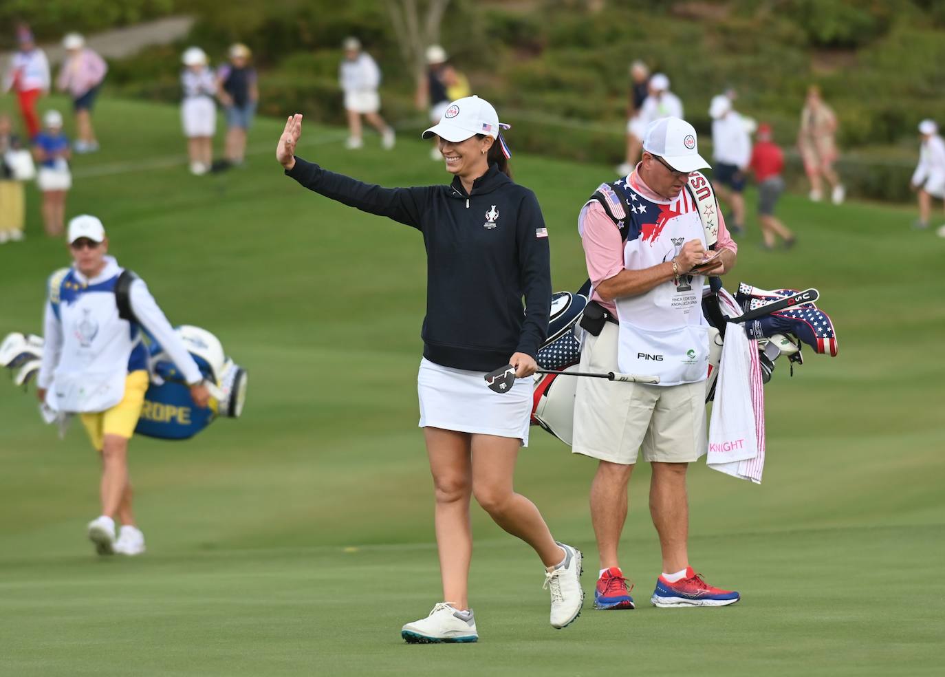 Primera jornada de la Solheim Cup de golf en Casares