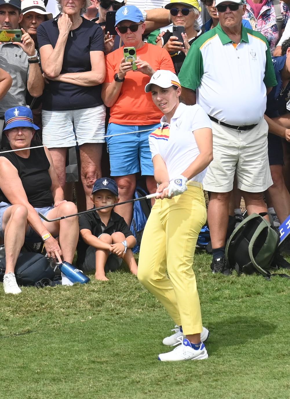 Primera jornada de la Solheim Cup de golf en Casares