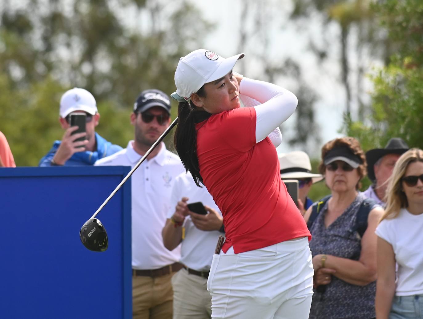 Primera jornada de la Solheim Cup de golf en Casares