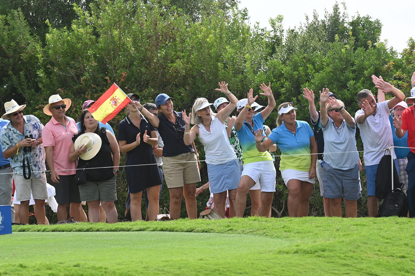 Primera jornada de la Solheim Cup de golf en Casares