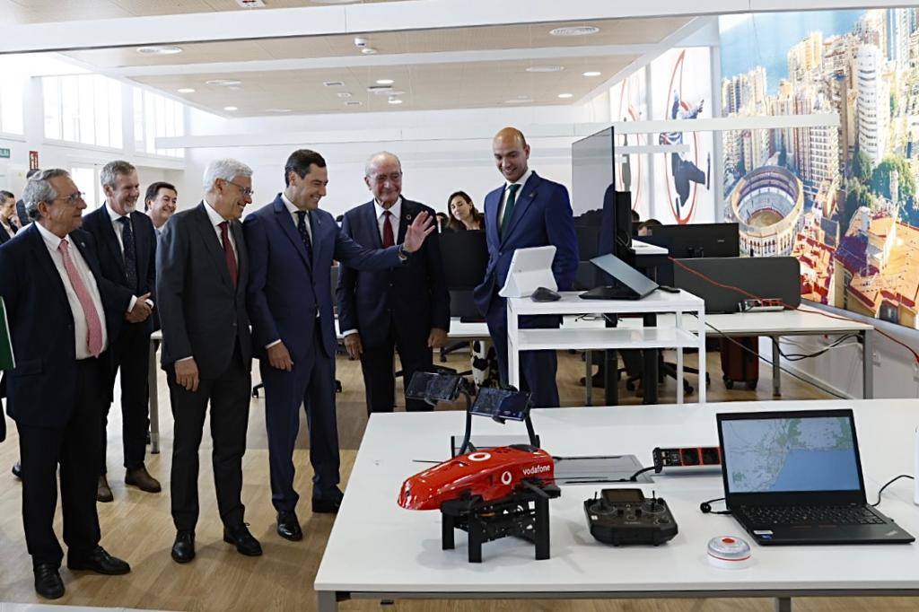 Inauguración del campus de innovación de Vodafone compartido con la UMA en Málaga