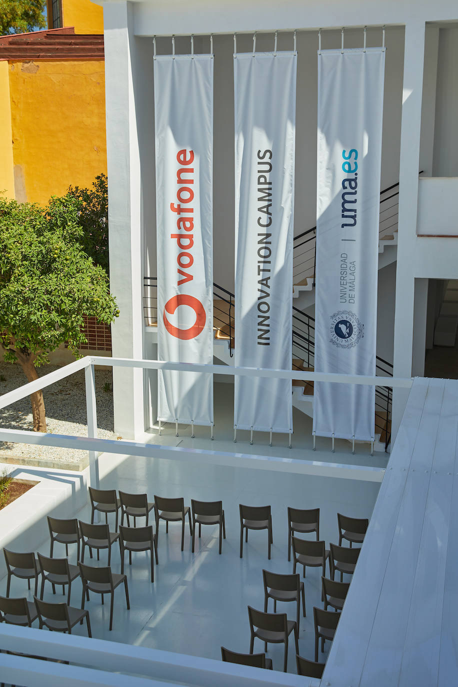 Inauguración del campus de innovación de Vodafone compartido con la UMA en Málaga