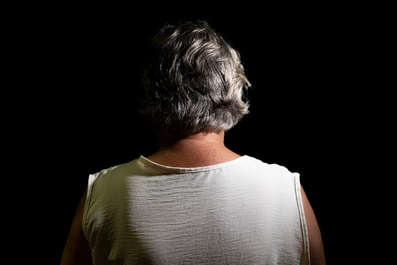 Dolores, durante la entrevista.