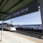 El tren de alta velocidad de Ouigo, cazado haciendo pruebas en Málaga