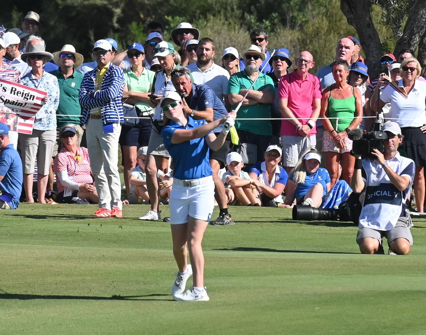 Las mejores imágenes del final de la Solheim Cup en Málaga