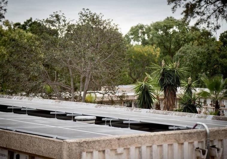 La mayor red municipal de energía solar está... sobre los nichos de Parcemasa