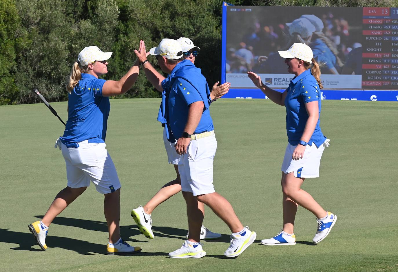 Las mejores imágenes del final de la Solheim Cup en Málaga