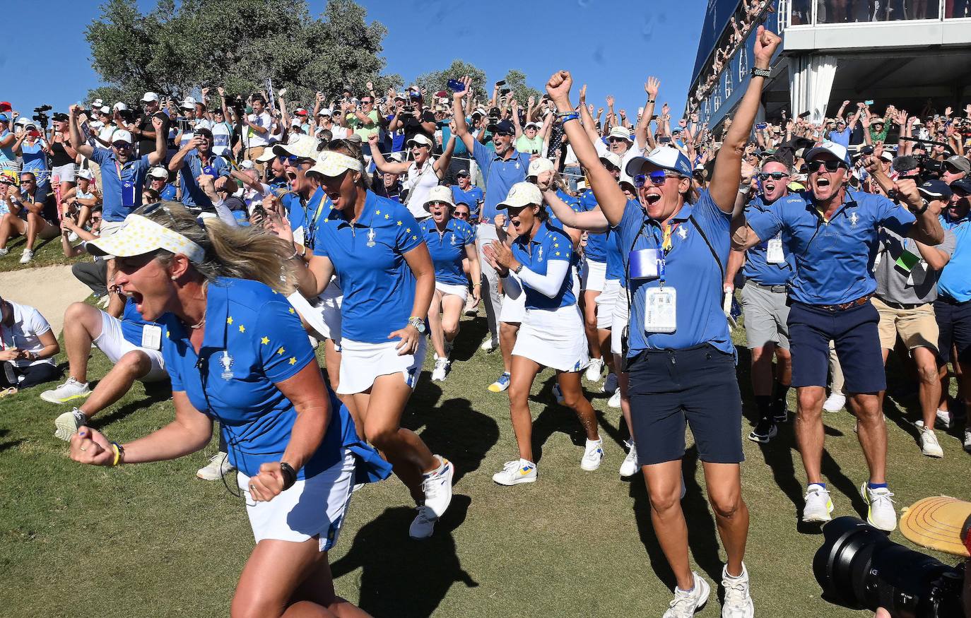 Las mejores imágenes del final de la Solheim Cup en Málaga