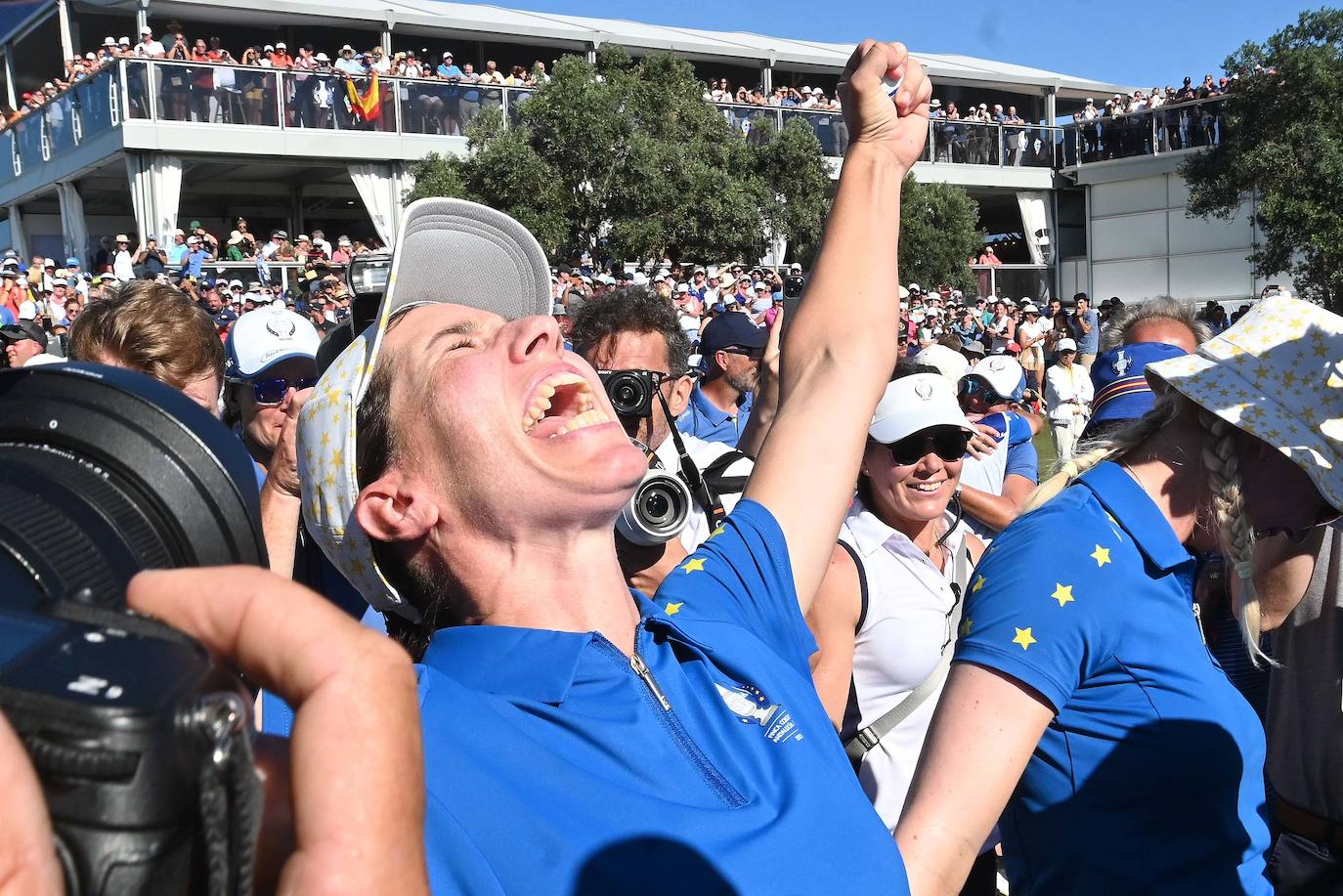 Las mejores imágenes del final de la Solheim Cup en Málaga