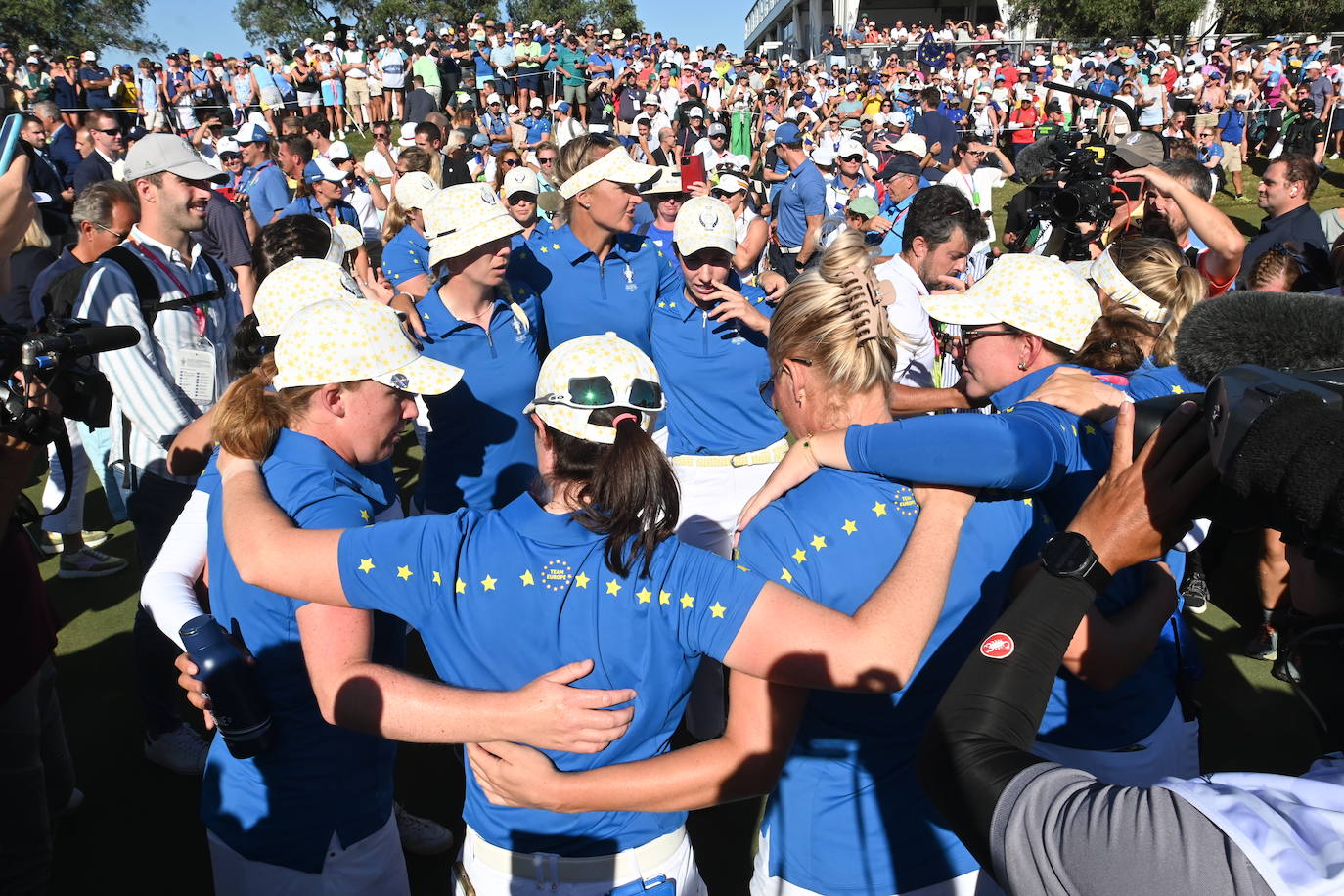 Las mejores imágenes del final de la Solheim Cup en Málaga