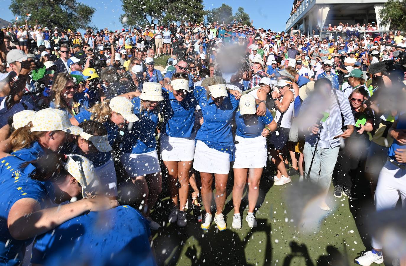 Las mejores imágenes del final de la Solheim Cup en Málaga