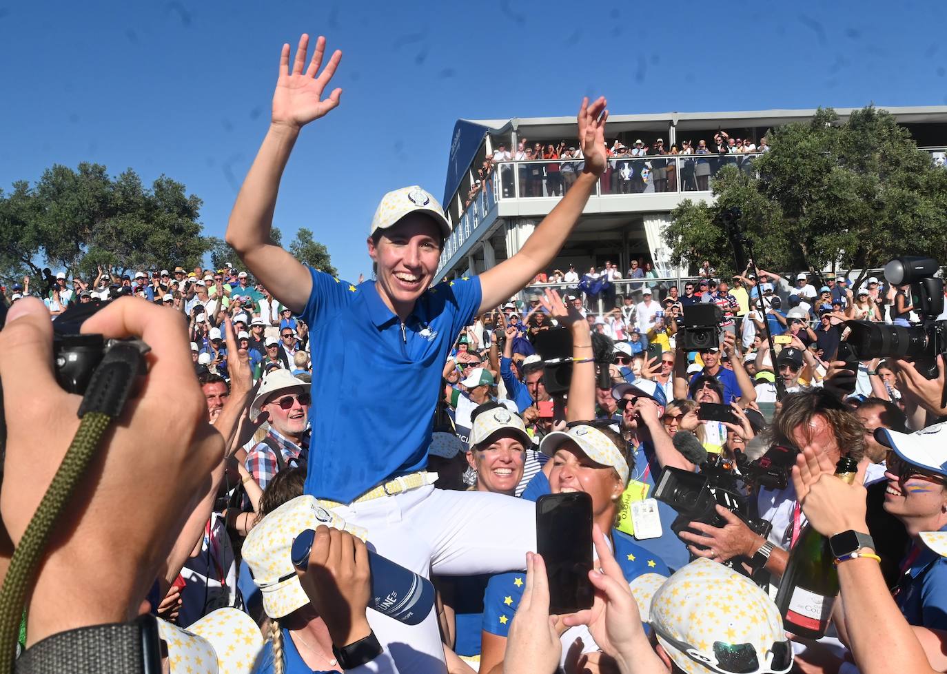 Las mejores imágenes del final de la Solheim Cup en Málaga