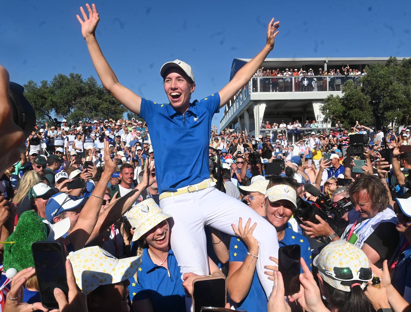 Las mejores imágenes del final de la Solheim Cup en Málaga