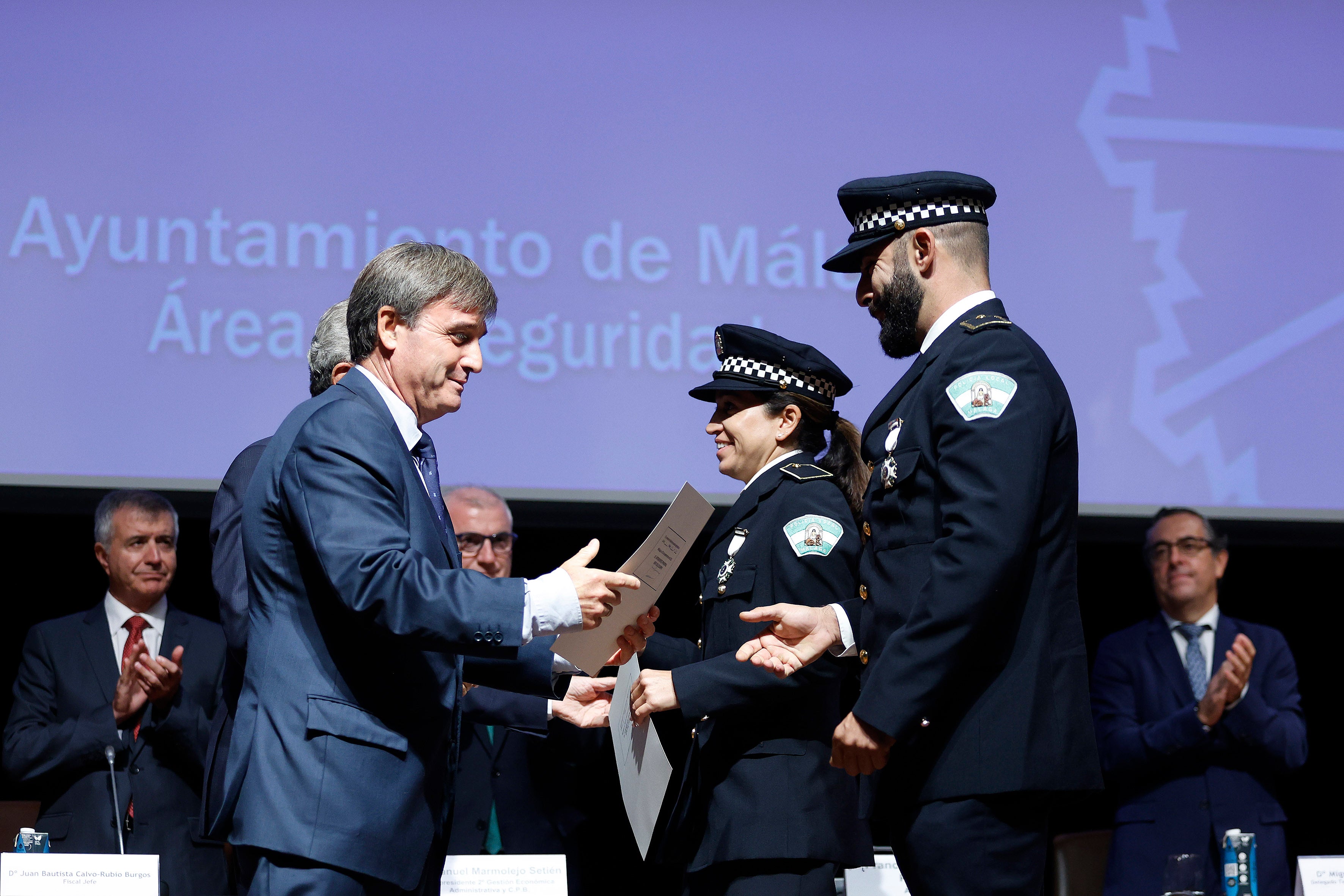 Reconocimiento a la Policía Local de Málaga