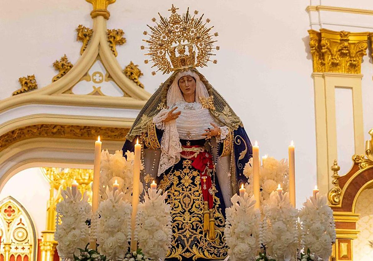 La Virgen de la Amargura de Marbella.