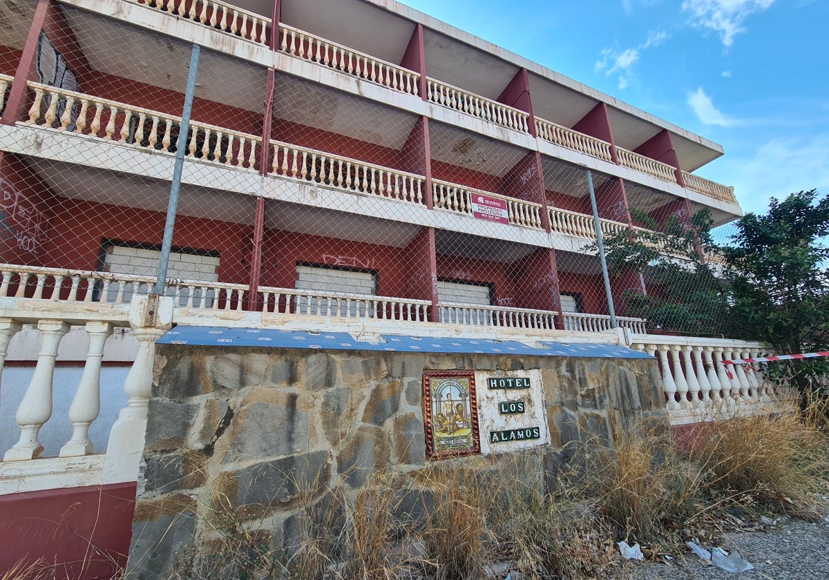 Vista del estado actual del edificio.