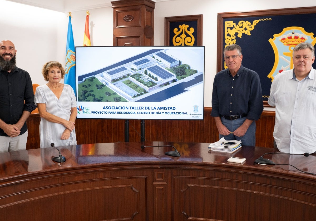 Acto de presentación del futuro centro residencial para personas con discapacidad en Nerja.