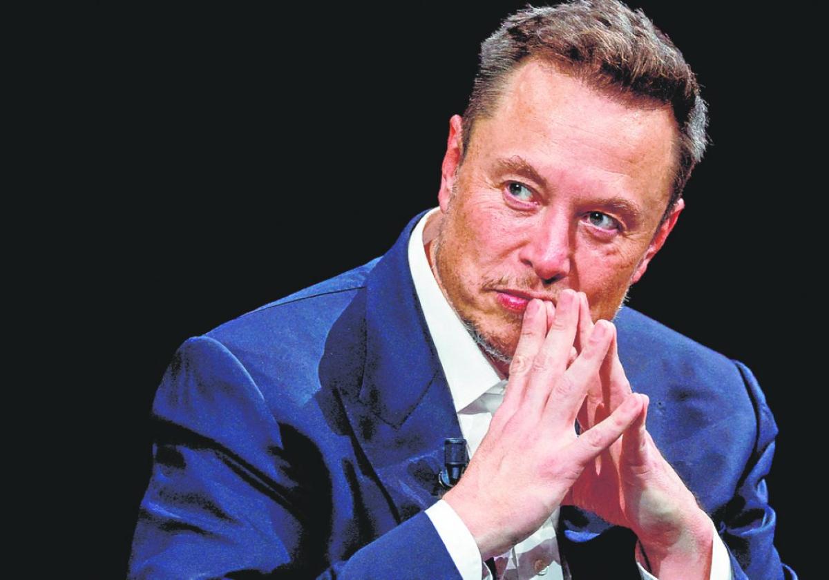 Elon Musk, dueño de Twitter, en una conferencia en París.
