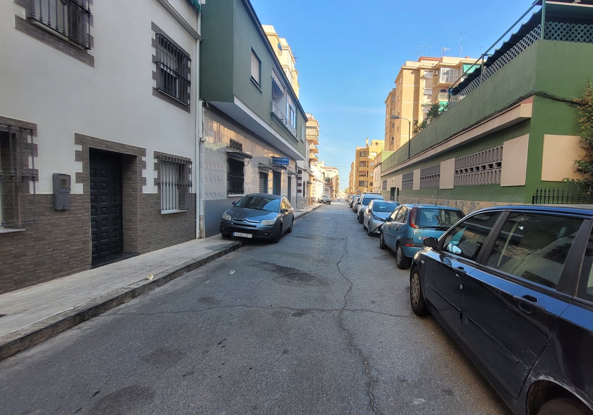 Vista de la situación actual de la calle Lorenzo Silva.