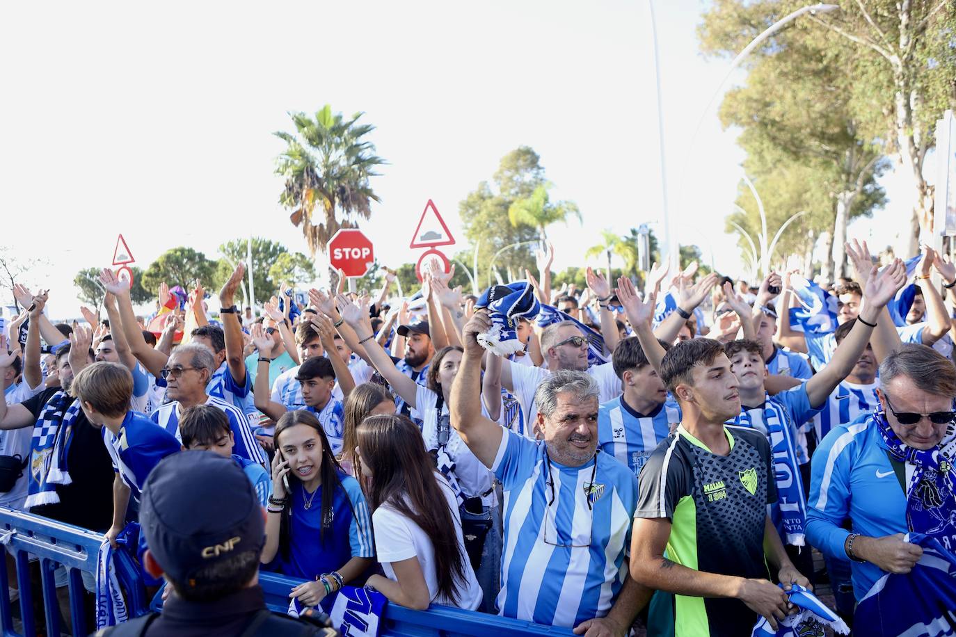 El Recreativo de Huelva-Málaga, en imágenes