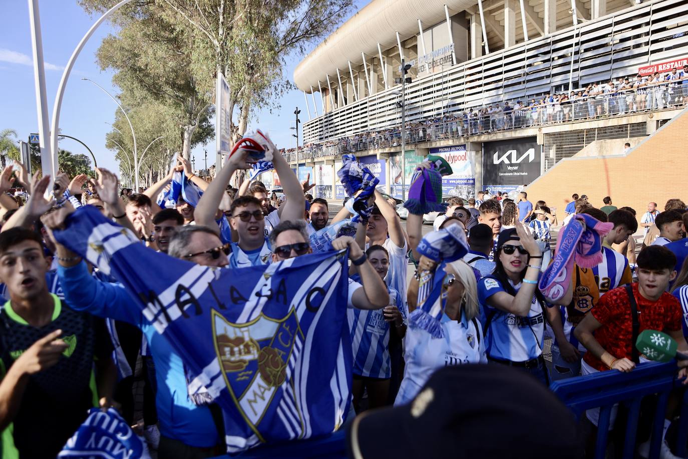 El Recreativo de Huelva-Málaga, en imágenes