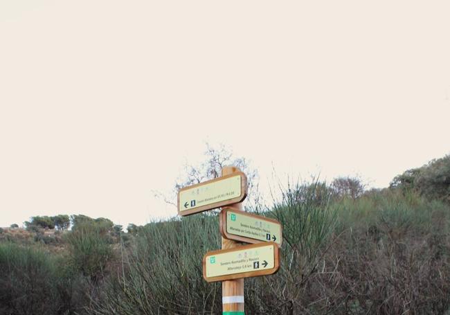 Cruce con la etapa de la Gran Senda de Málaga