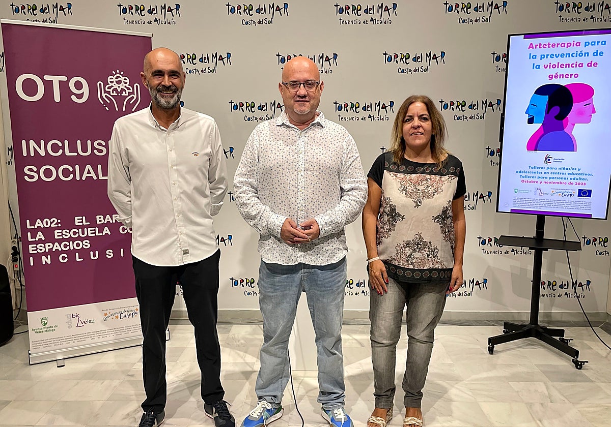 Acto de presentación de la iniciativa, este martes en Torre del Mar.