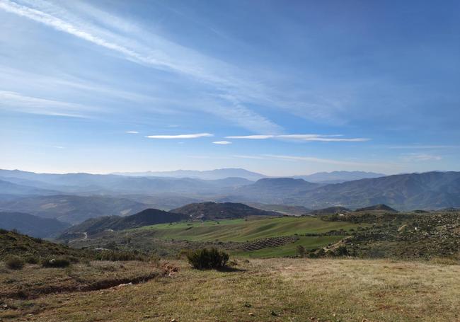 Vista panorámica cuando se llega a cierta altura