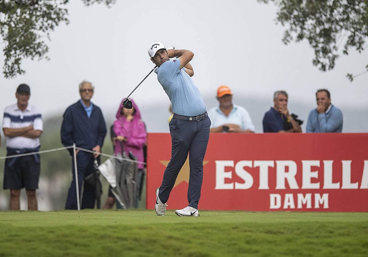 Andrián Otaegui, en la jornada de ayer en Sotogrande.