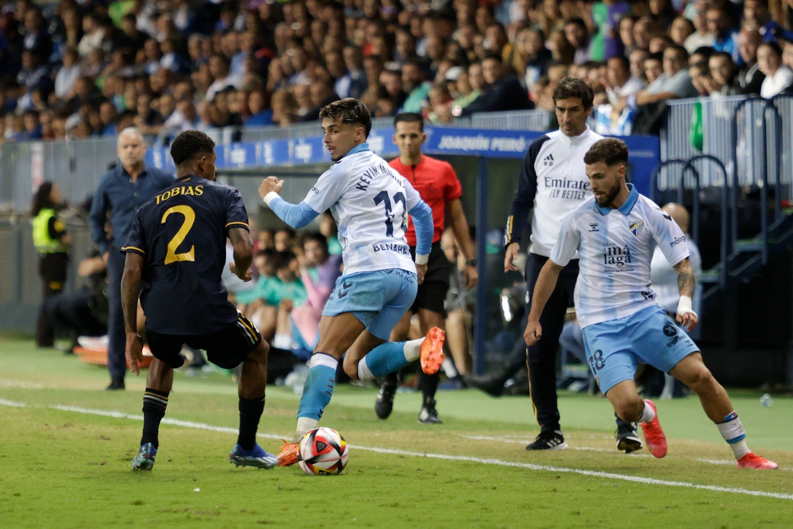 Las mejores imágenes del Málaga - Real Madrid Castilla