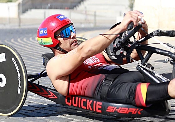 José Cristóbal Ramos, este sábado en la Copa del Mundo.