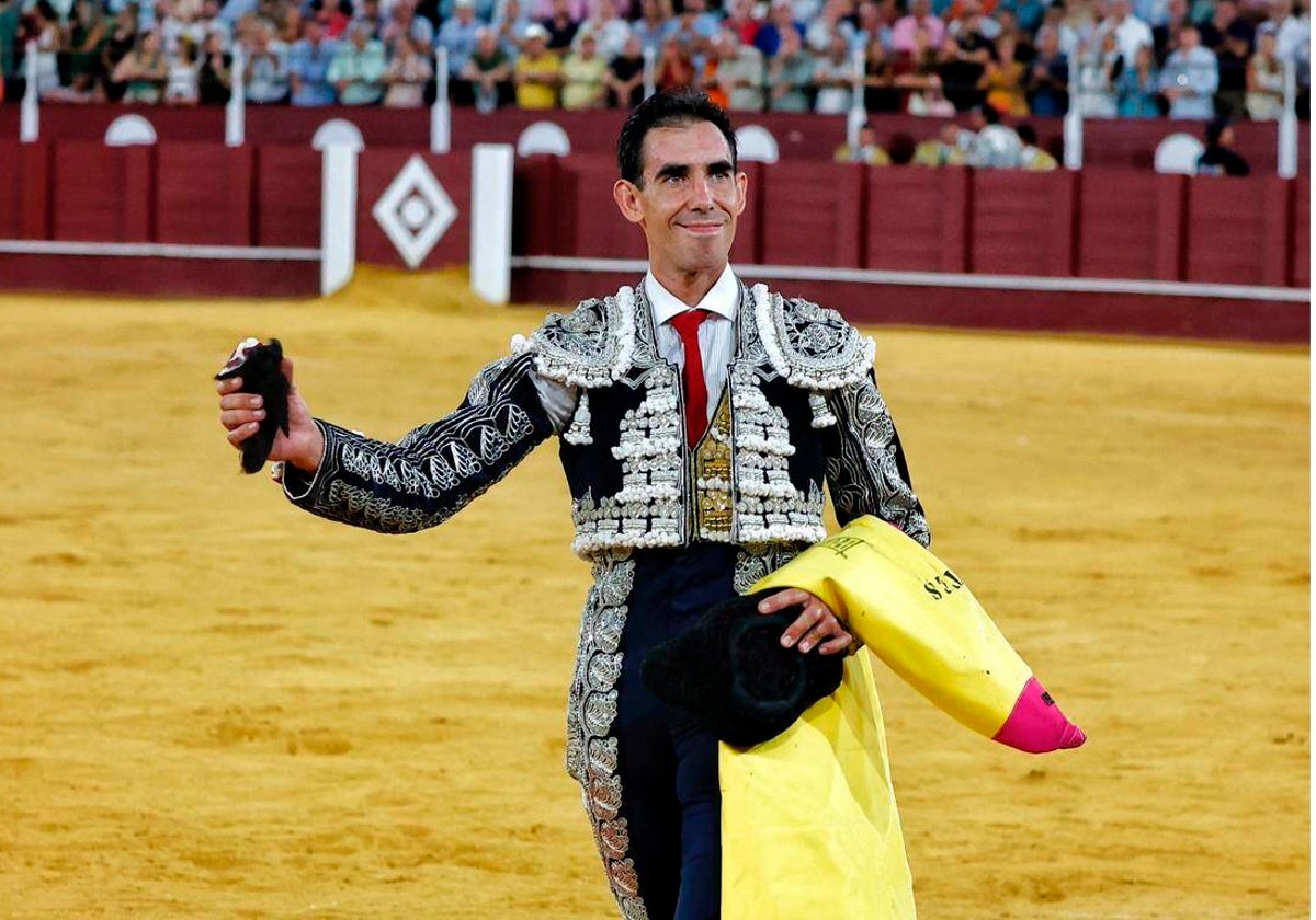 Fortes, en la plaza de La Malagueta en la pasada feria taurina.