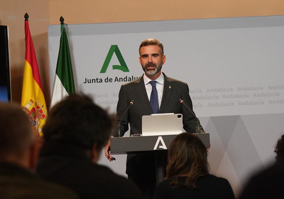 Ramón Fernández-Pacheco, portavoz del Gobierno andaluz.