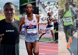 Los favoritos a la victoria en la Media Maratón de Málaga.