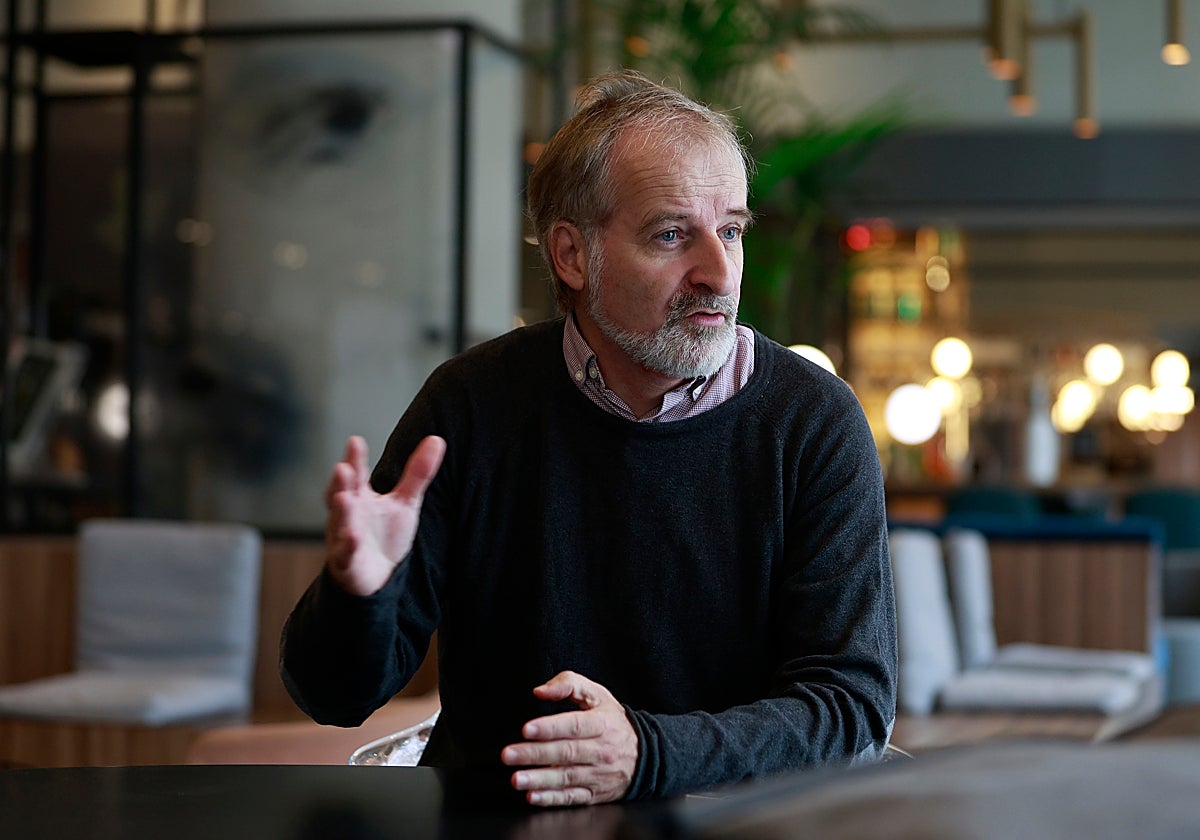 Sichar, durante la entrevista en un hotel de la capital.