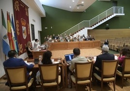 Sesión plenaria en el Ayuntamiento de Torremolinos.