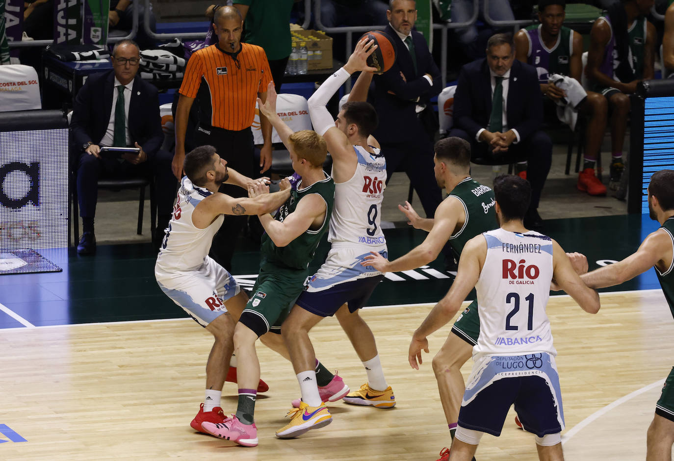 El Unicaja-Río Breogán, en imágenes