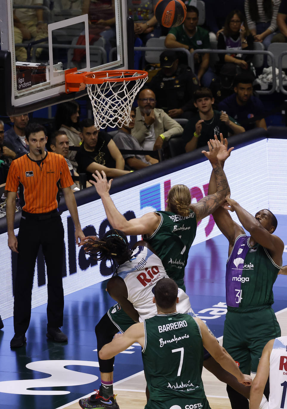 El Unicaja-Río Breogán, en imágenes