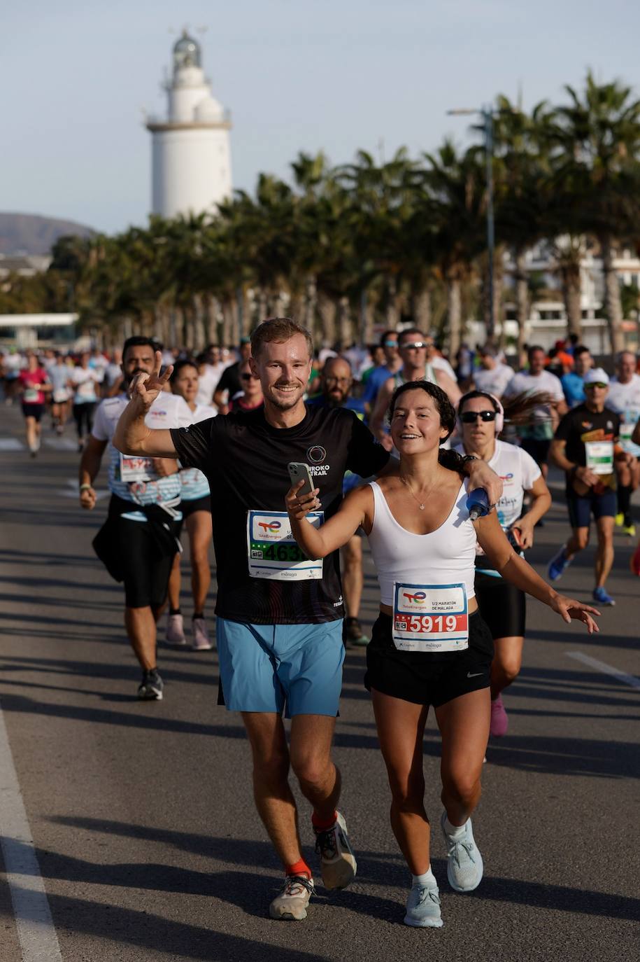 Toroitich pulveriza el récord de la Media Maratón de Málaga, con un registro de 59:13, más de un minuto menos que la plusmarca alcanzada en 2022.