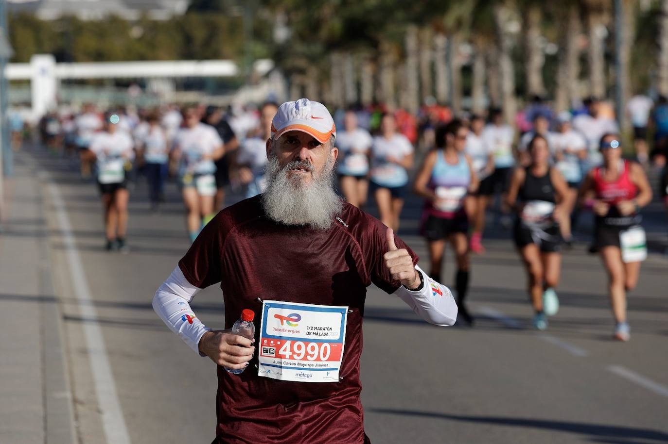 Toroitich pulveriza el récord de la Media Maratón de Málaga, con un registro de 59:13, más de un minuto menos que la plusmarca alcanzada en 2022.