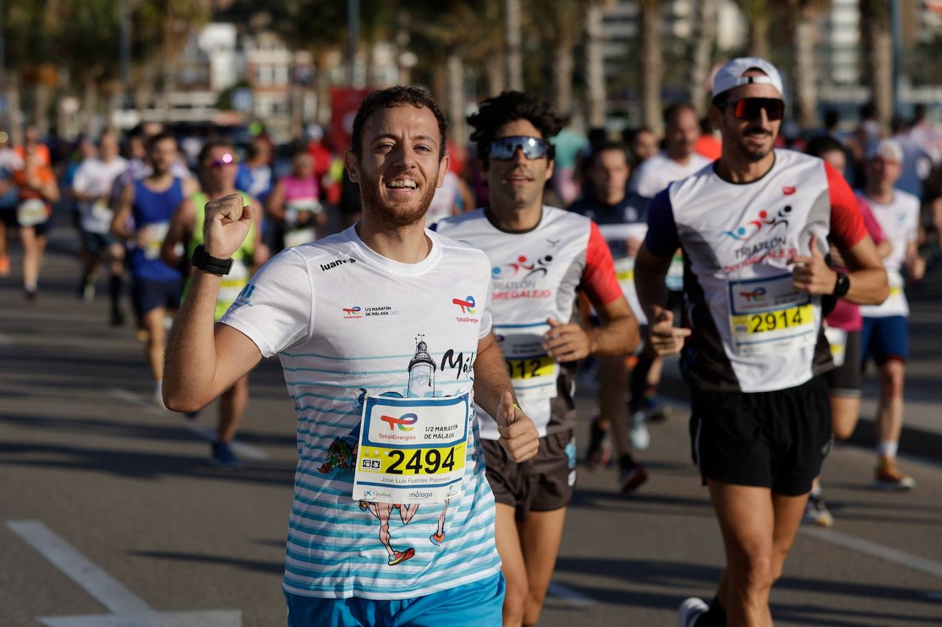 Toroitich pulveriza el récord de la Media Maratón de Málaga, con un registro de 59:13, más de un minuto menos que la plusmarca alcanzada en 2022.