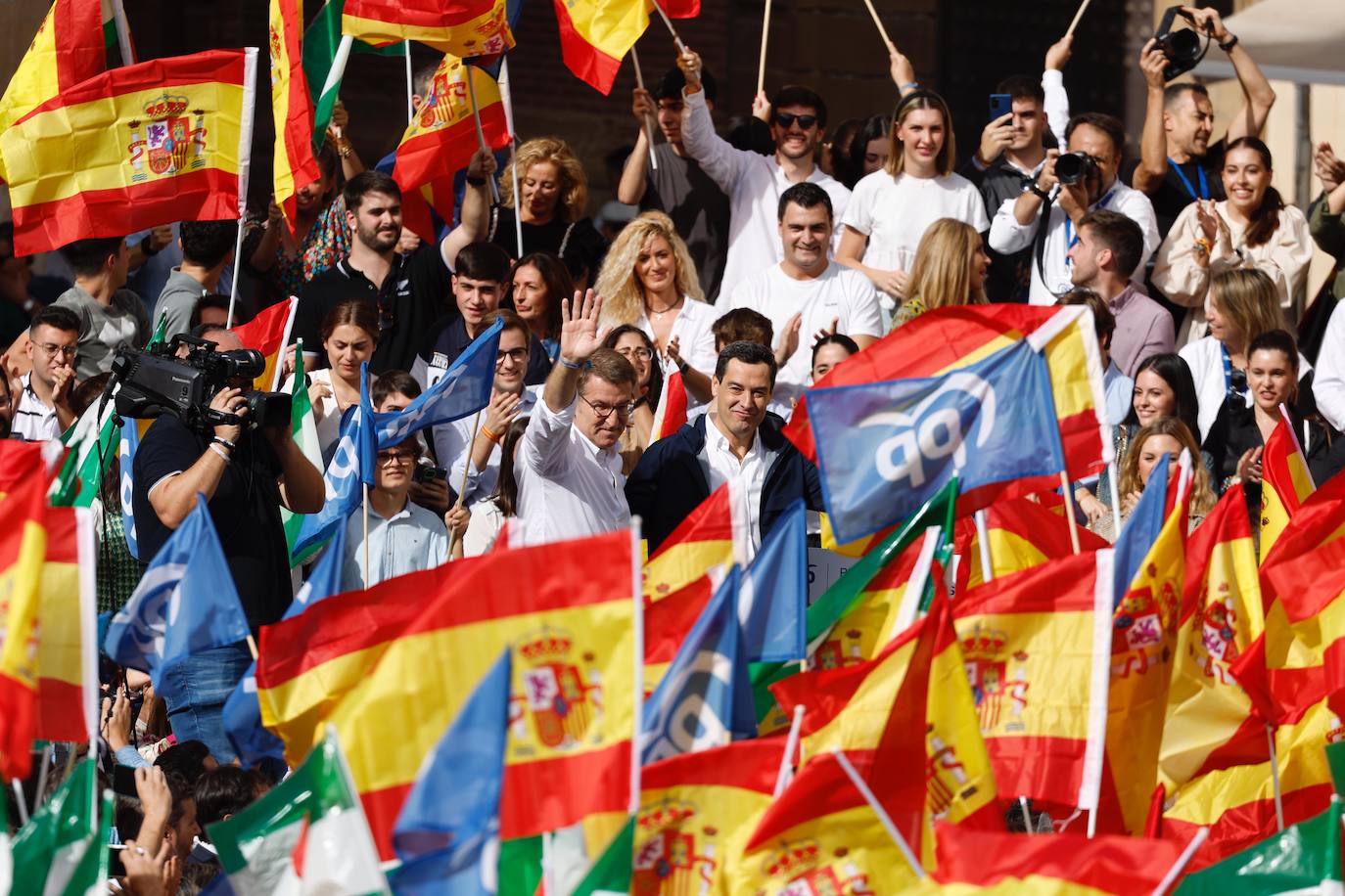 El PP reúne a 20.000 personas en Málaga contra la amnistía