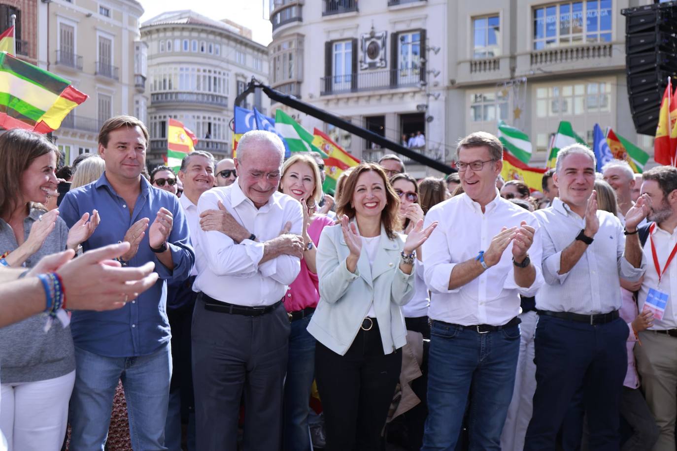 El PP reúne a 20.000 personas en Málaga contra la amnistía