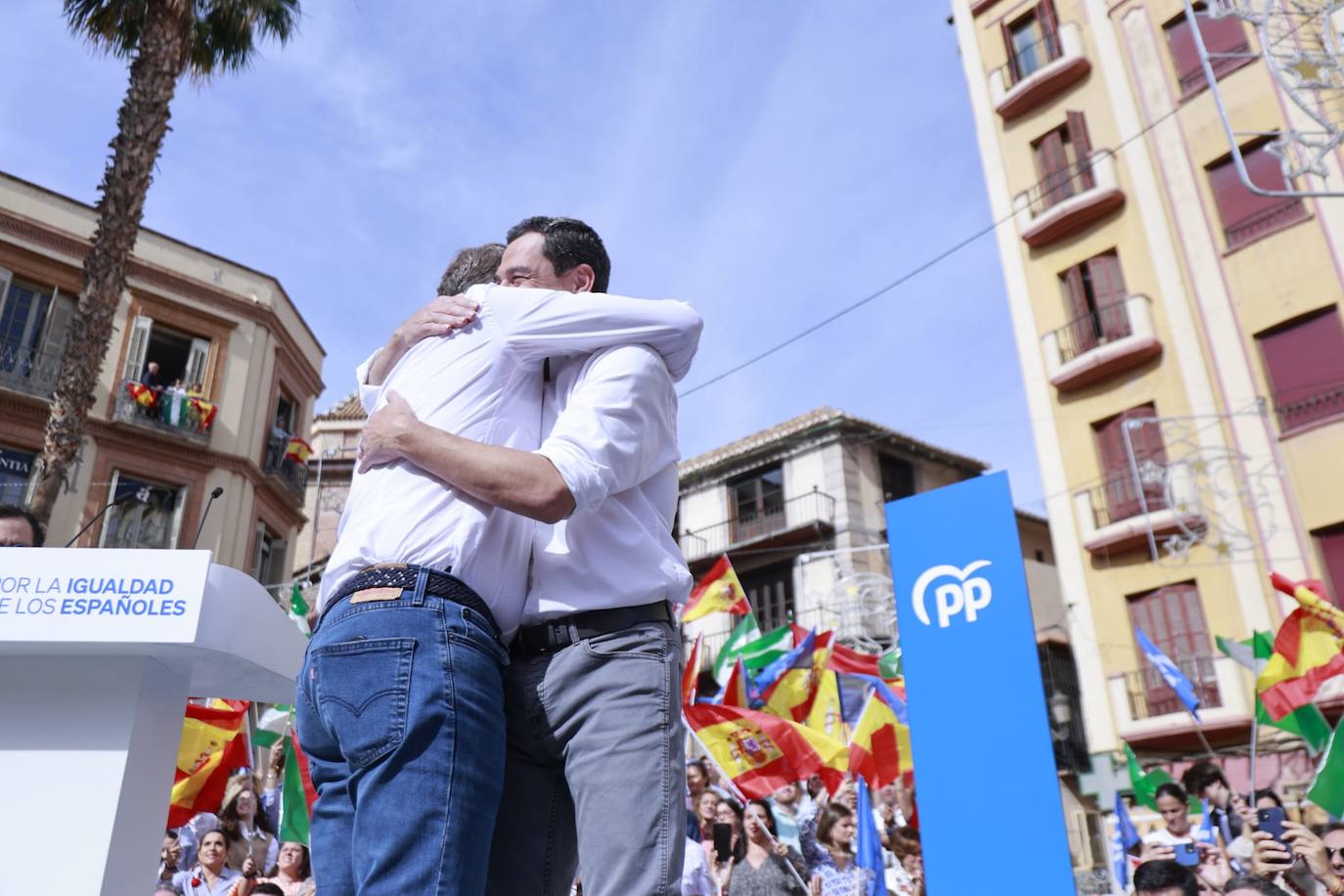 El PP reúne a 20.000 personas en Málaga contra la amnistía