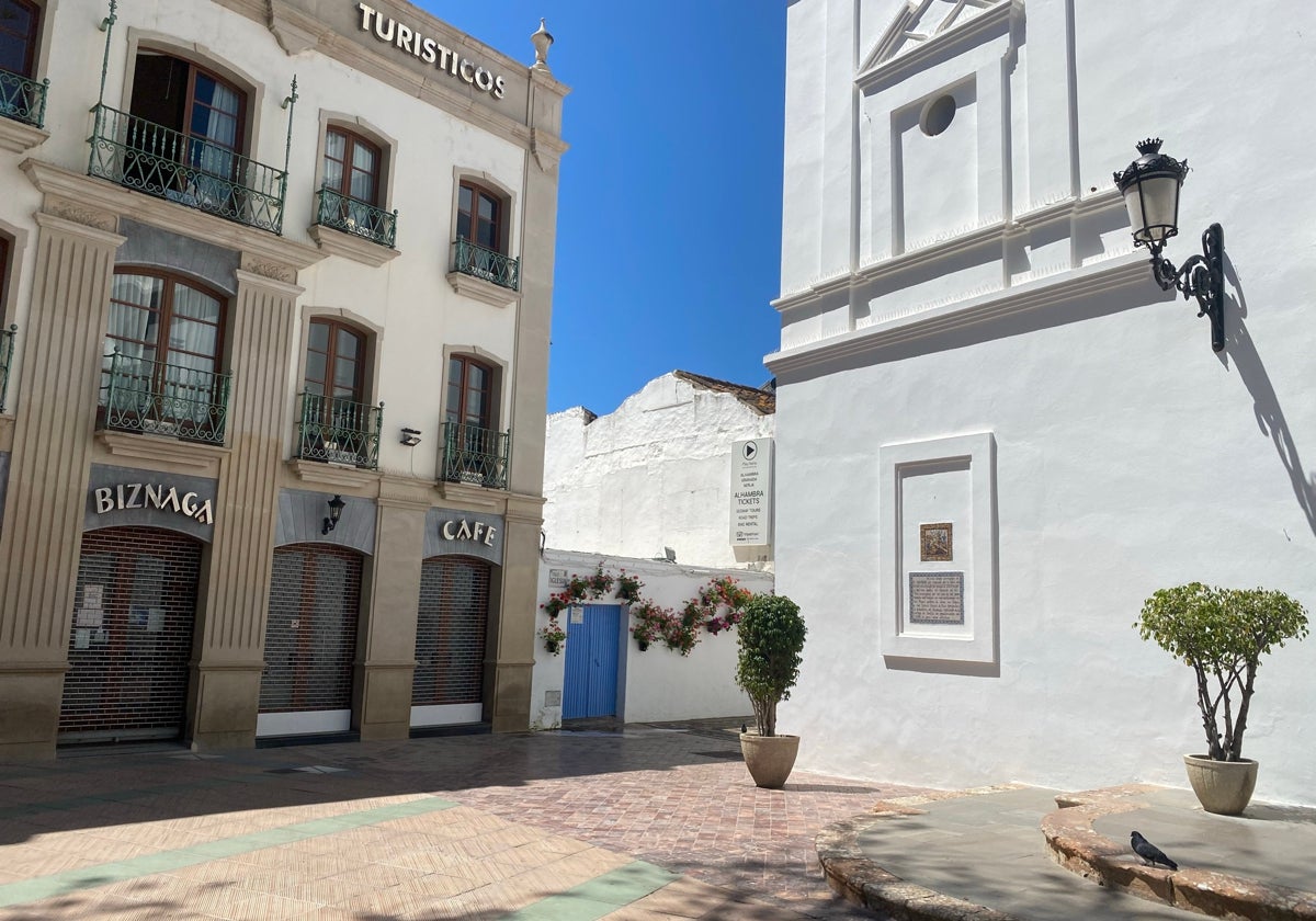 Imagen del solar donde se ubicará la futura biblioteca de Nerja.