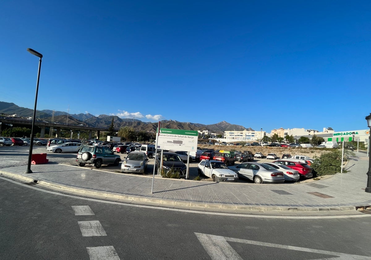 Imagen de los terrenos donde se ha previsto la construcción del nuevo centro de salud de Nerja.