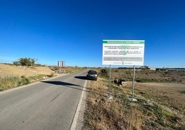 Imagen del estado actual que presenta el Camino de Torrox en Vélez-Málaga.